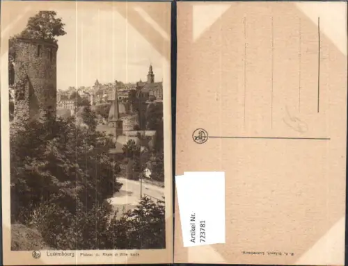 723781 Luxembourg Luxemburg Plateau du Rham et Ville haute Turm
