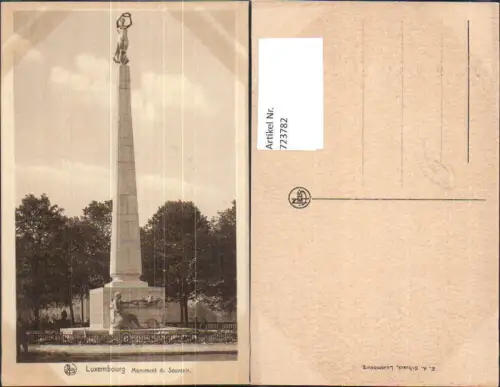723782 Luxembourg Luxemburg Monument du Souvenir