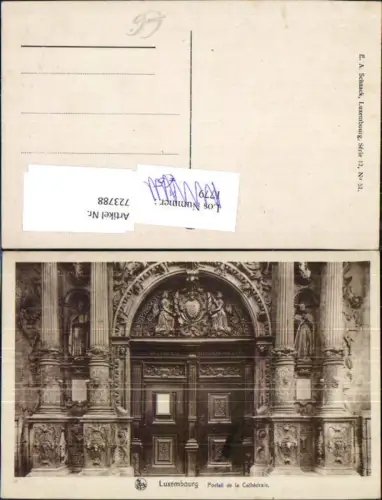 723788 Luxembourg Luxemburg Portail de la Cathedrale