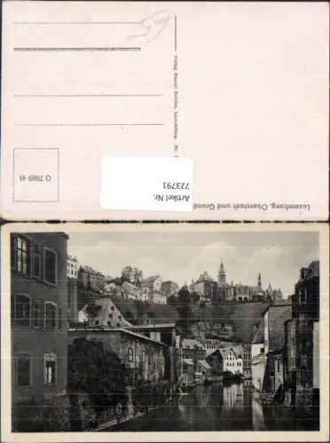 723791 Luxembourg Luxemburg Oberstadt u. Grund