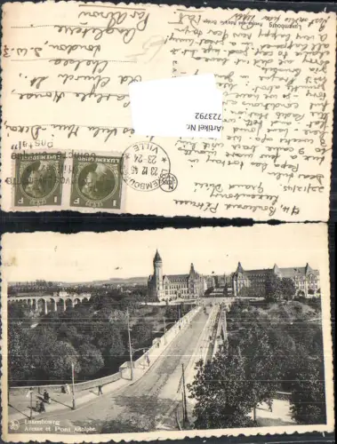 723792 Luxembourg Luxemburg Avenue et Pont Adolphe Brücke