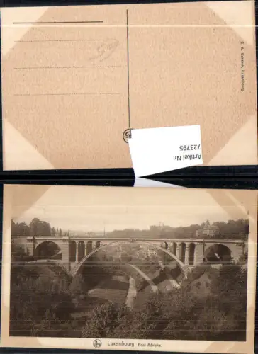 723795 Luxembourg Luxemburg Pont Adolphe Brücke