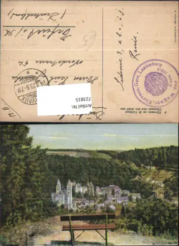 723815 Clervaux vue de l abbaye Clerf