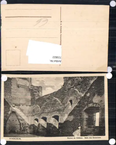 723822 Vianden Ruines du Chateau Salle des Chevaliers