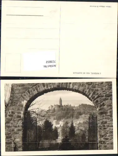723832 Clerf L abbaye vue de Clervaux Tor Eisentor