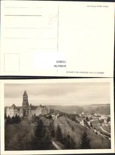 723833 Clerf Abbaye et vue generale de Clervaux