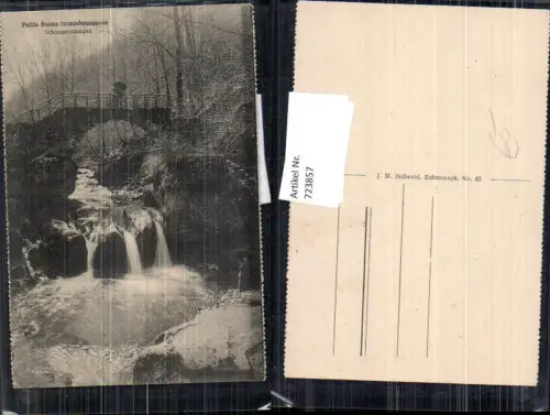 723857 Schiessentümple Brücke Wasserfall