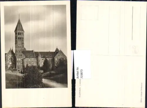 723873 Clerf Clervaux L Abbaye vue du Jardin