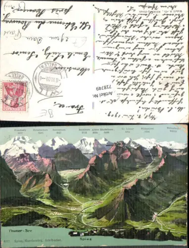 718749 Spiez am Thunersee bei Thun Kandersteg Adelboden Frutigen