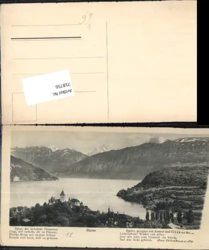 718756 Spiez am Thunersee bei Thun
