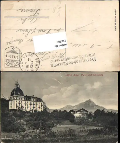 718760 Spiez am Thunersee bei Thun Park Hotel Bubenberg