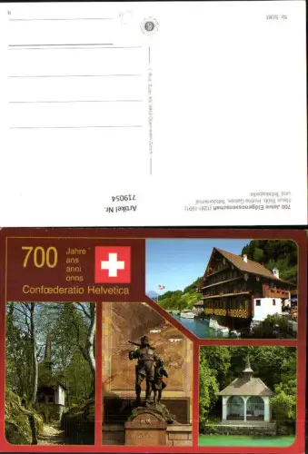 719054 Mehrbild AK Haus Treib Hohle Gasse Telldenkmal Seelisberg