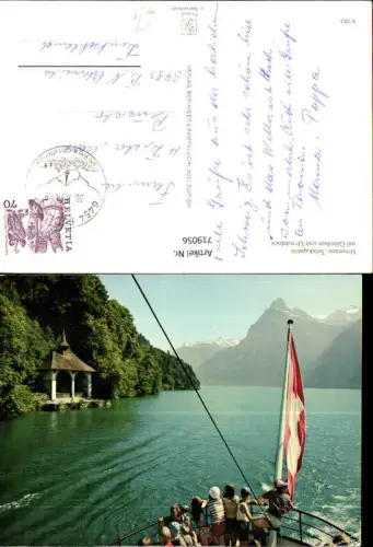 719056 Urnersee Tellskapelle m. Gitschen Urirotstock Flüelen