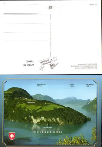 719061 Seelisberg Schillerstein Vierwaldstättersee