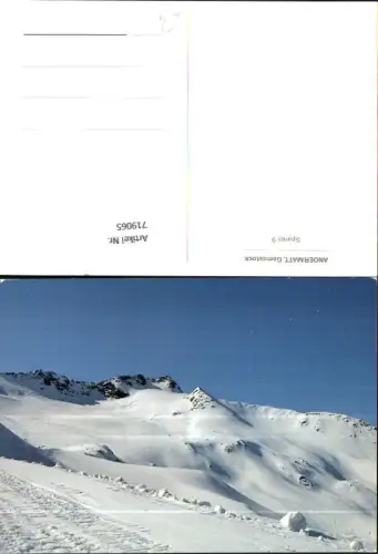 719065 Andermatt Gemsstock Spuren 9 Gipfel im Winter