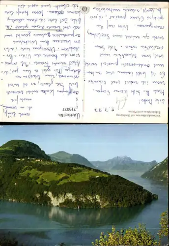 719077 Vierwaldstättersee mit Seelisberg Schillerstein u. Pilatus