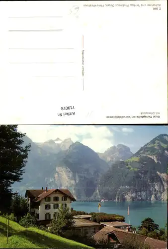 719078 Sisikon Hotel Tellsplatte a. Vierwaldstättersee mit Urirotstock
