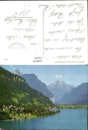 719128 Flüelen a. Urnersee mit Bristenstock