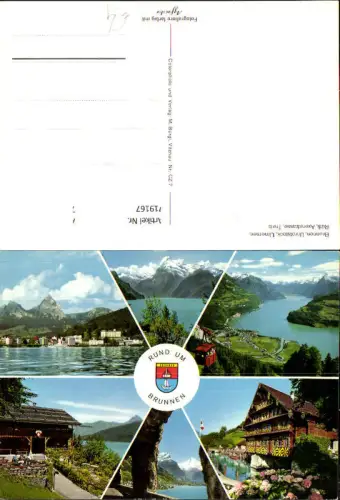 719167 Mehrbild AK Rund um Brunnen Urirotstock Urnersee Rütli Axenstraße