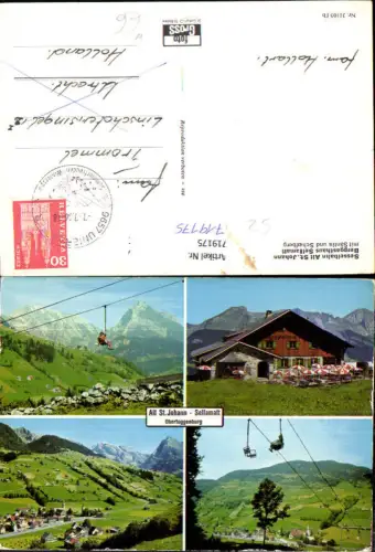 719175 Mehrbild AK Unterwasser Sesselbahn Alt St. Johann Berggasthaus Sellamatt Säntis Schafberg