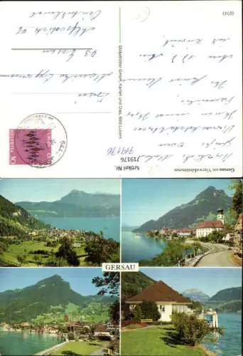 719176 Mehrbild AK Gersau a. Vierwaldstättersee Ansichten