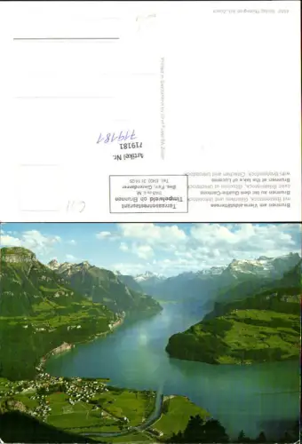 719181 Luftbild Brunnen a. Vierwaldstättersee m. Bristenstock Gitschen