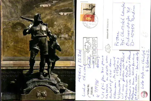 719196 Altdorf Telldenkmal Statue