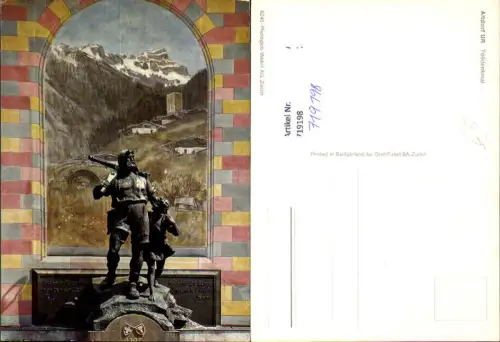 719198 Altdorf Telldenkmal Statue