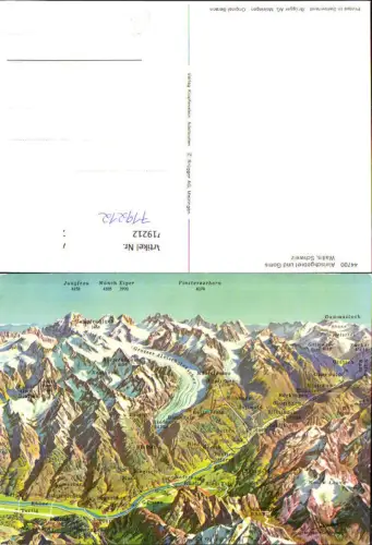 719212 Lagekarte Aletschgebiet u. Goms Wallis