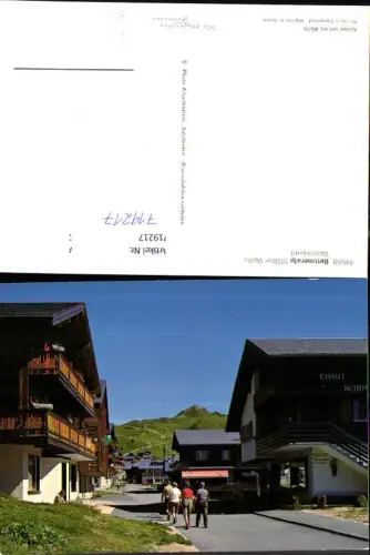 719217 Bettmeralp Betten und Martisberg Wallis Wurzenbord Dorfpartie pub Photo Klopfenstein