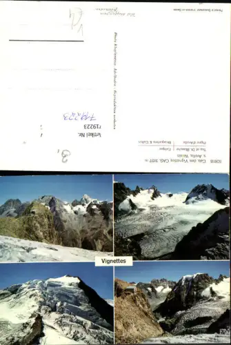 719223 Mehrbild AK Vignettes Arolla Valais Eveque Pigne d Arolla pub Photo Klopfenstein