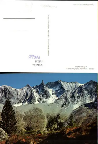 719226 L Aiguille de la Tsa s. Arolla Valais pub Photo Klopfenstein