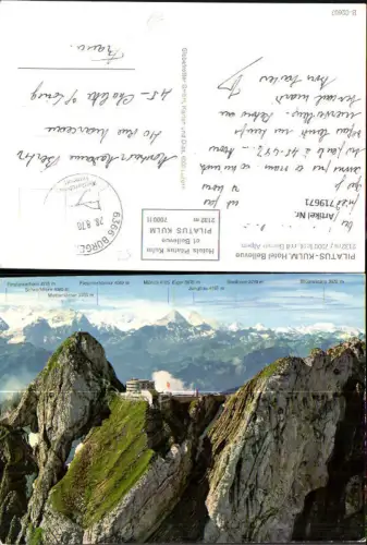 719671 Pilatus-Kulm Hotel Bellevue Luzern Seilbahn Gondel