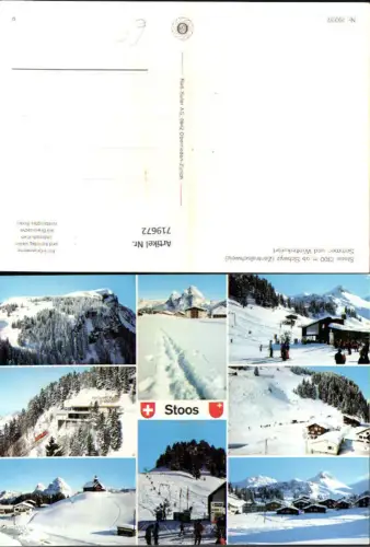 719672 Mehrbild AK Stoos ob Schwyz Wintersport Skilift