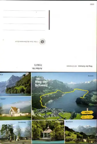 719673 Mehrbild AK Brunnen Morschach Tellskapelle Seedorf Rütli