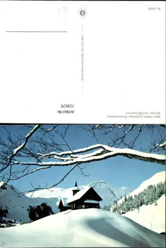 719679 Stoos ob Schwyz Stooskapelle Maria Hilf im Winter