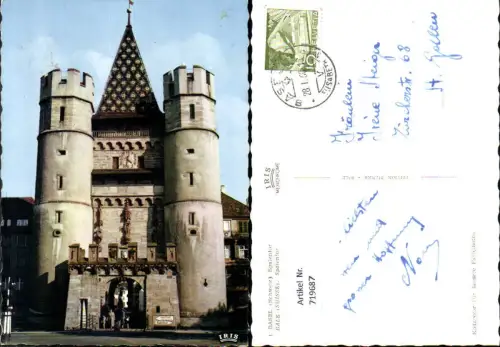 719687 Foto AK Basel Spalentor Bale