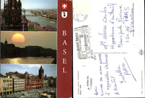 719692 Mehrbild AK Basel Bale Ansichten