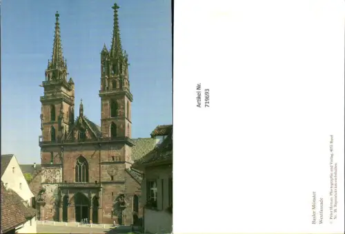 719693 Basel Bale Basler Münster Westfassade