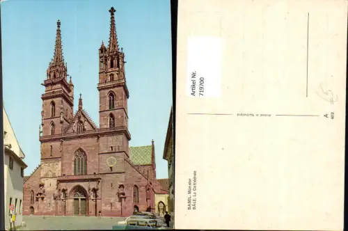 719700 Basel Münster Bale La Cathedrale