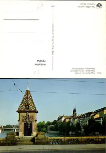 719804 Basel Bale Käppeljoch u. Münster Cathedrale