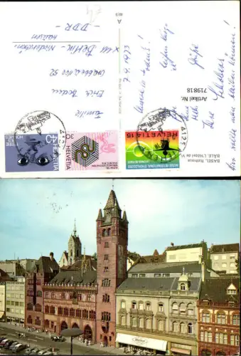 719818 Basel Rathaus Bale L Hotel de Ville