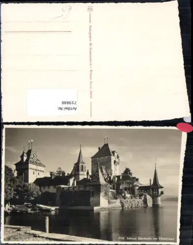 719848 Oberhofen a. Thunersee Schloss Ansicht
