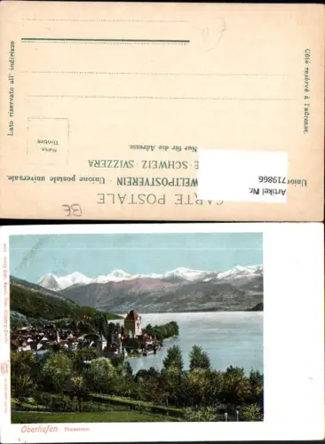 719866 Oberhofen a. Thunersee mit Schloss