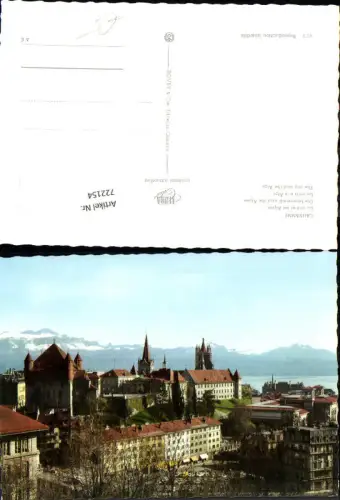 722154 Lausanne Lausanne Canton de Vaud La cite et les Alpes