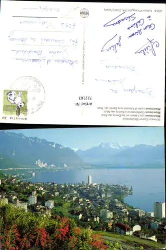 722163 Montreux Lac Leman et les Dents du Midi