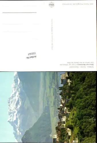722167 Glion-sur-Montreux Lac Leman et les Dents du Midi
