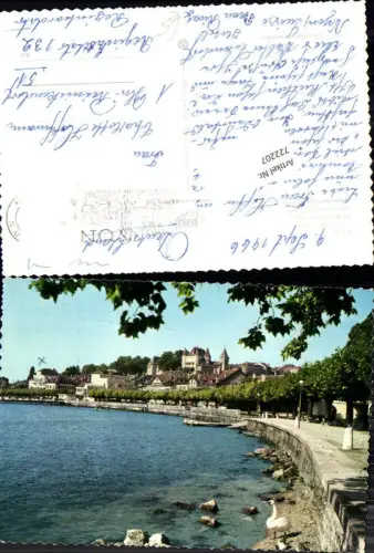 722207 Nyon Le quai et le Chateau Schloss
