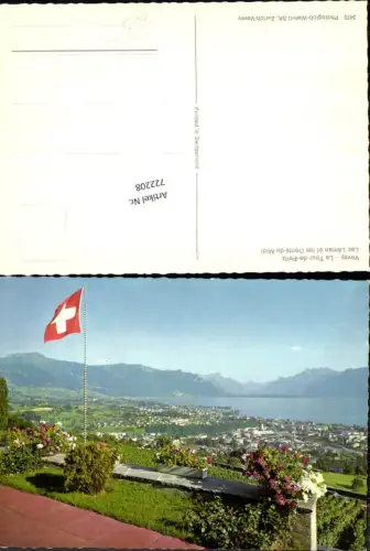 722208 Vevey La Tour-de-Peilz Lac Leman et les Dents du Midi