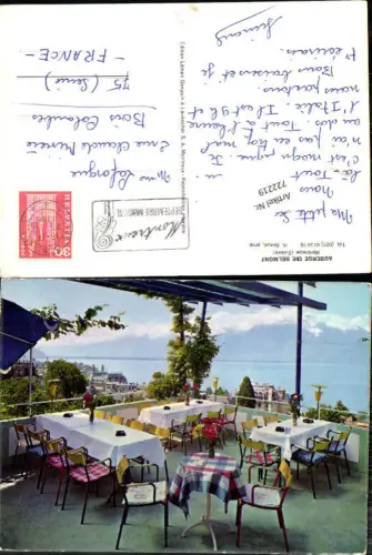 722219 Montreux Auberge de Belmont Terrasse Gastgarten